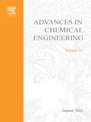 cover image of Advances in Chemical Engineering